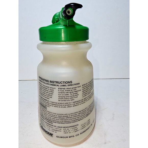 Vintage Gilmour 5 Gallon Hose End Lawn Sprayer - Picture 3 of 4